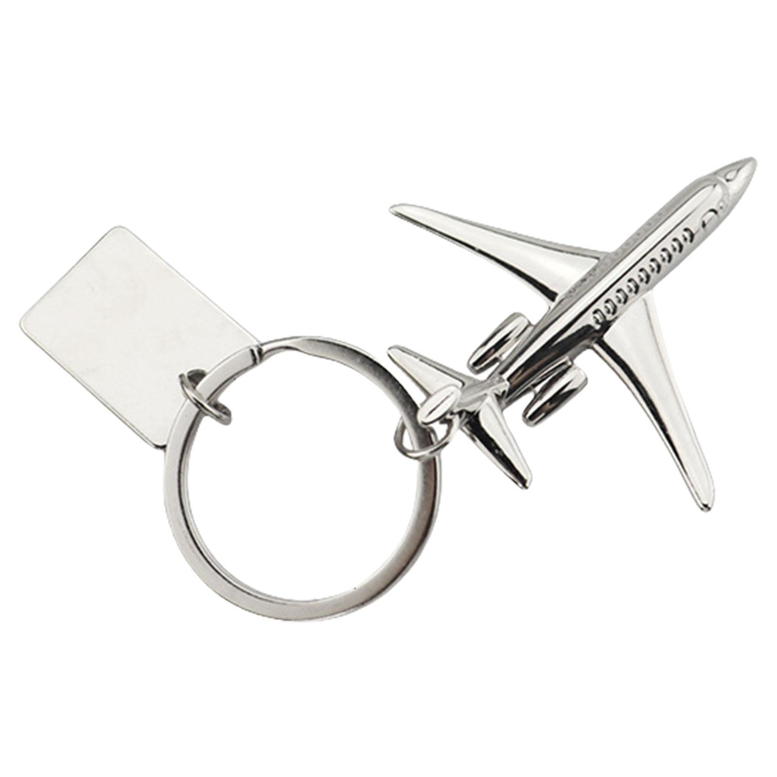 

Стильный 3D брелок для ключей в виде самолета, цинковый сплав, текстура, подходит для авиационных энтузиастов и любителей путешествий, подарок бежевый