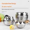 Zhizhou 316 Stainless Steel Double-Walled Thermal Insulated Bowls