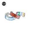 1.2mm Rainbow Inlaid F136 Titanium Alloy Nose Ring, Fashion Lip Earring Ear Cartilage Stud Piercing