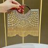 Dinner Bag, Light Luxury Banquet Handbag, High-end Rhinestone Tassel Single-shoulder Crossbody Handbag