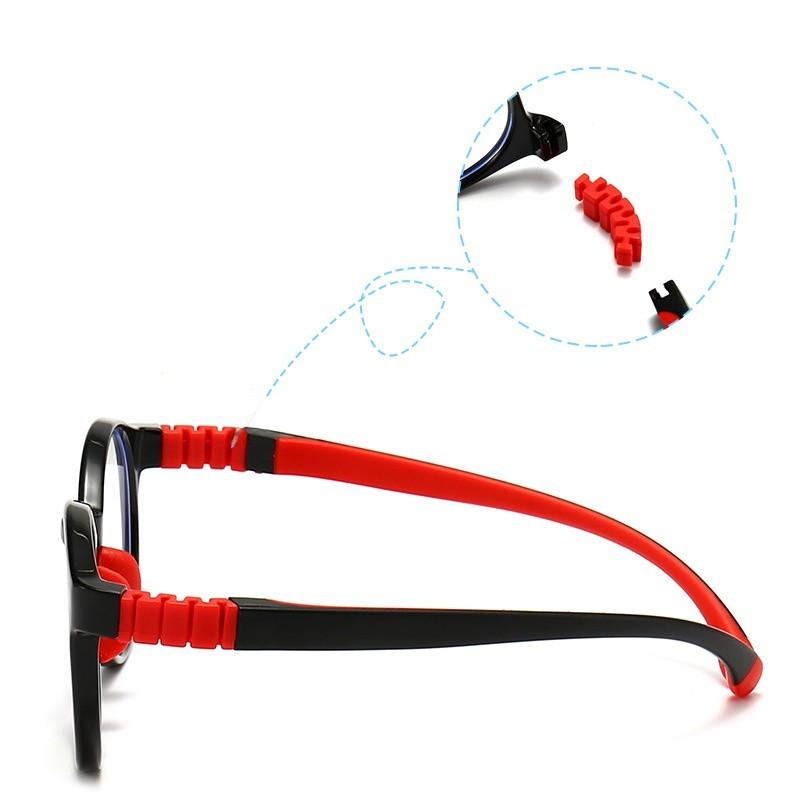 Kids Antiblue Light Glasses With Frame And Clear Uv Protection For Home Use