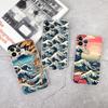Kanagawa Great Wave Anime Phone Case For IPhone 16 15 14 13 12 Mini 11 Pro XS Max X XR SE 6 7 8 Plus Soft Silicone Cover