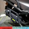 Haojue AFR125 Exhaust Crash Bars Bumper Kit HJ125T-27: Front & Rear Guards