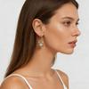 Dainty Cute Bear Pendant Earrings for Women Girl Hypoallergenic Stainless Steel Cartoon Drop Earrings Fashion Jewelry Gifts
