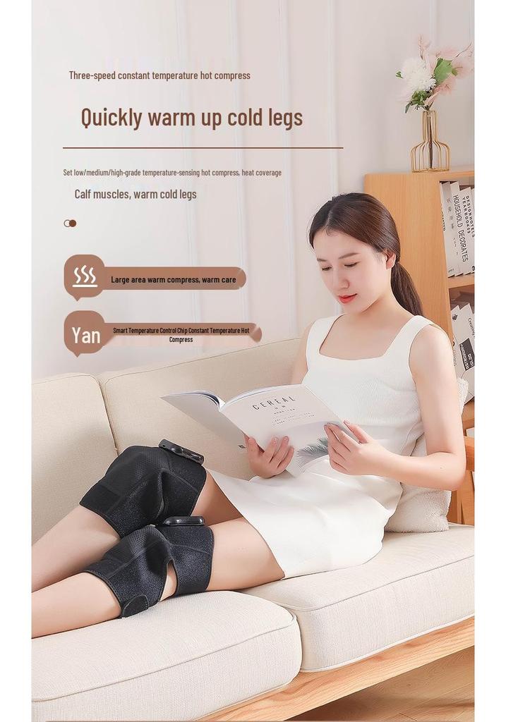 Smart Heated Knee Pads: Joint Massage & Therapy for Elderly