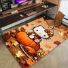 1pc Hello Kitty Thanksgiving Carpet Office Rug Outdoor Mat Home Decor Area Carpet Festival Gift Office Desk Chair Carpet