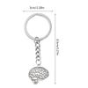 Vintage 3D Brain Keychain Anatomical Organs Body Parts Keyring Pendant For Doctor Graduation Gift Jewelry Handcrafts
