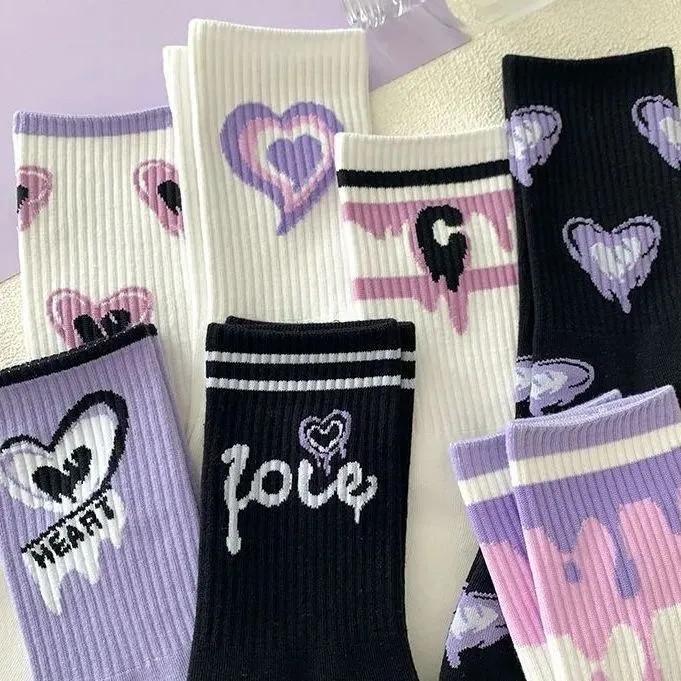Socks For Women In Spring , With Three-dimensional Relief Design, Soft And Comfortable Women's Long Socks