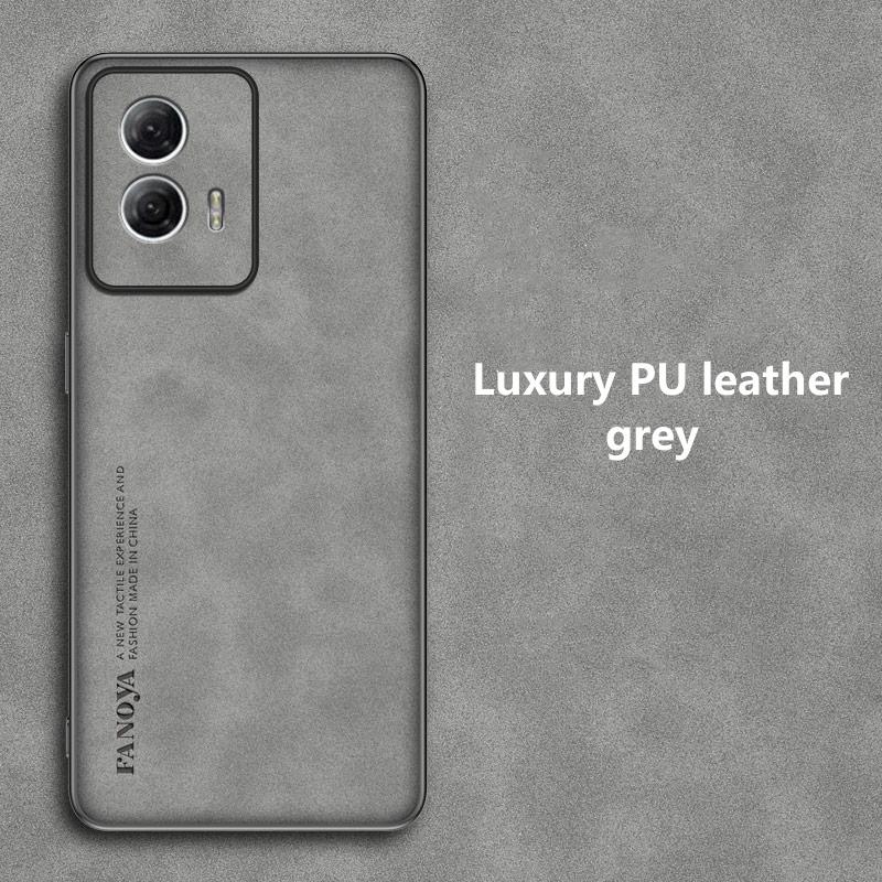For Motorola Edge 50 Fusion Case Luxury Leather Comfort Back Cover For Moto Edge50 Fusion Soft Silicone Shell Shockproof Bumper