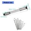 Hand Drill Rotary Tool Manual Twist Drill Bit Aluminum Hand Drill for Jewelry Craft Watchmaker Pin Woodworking