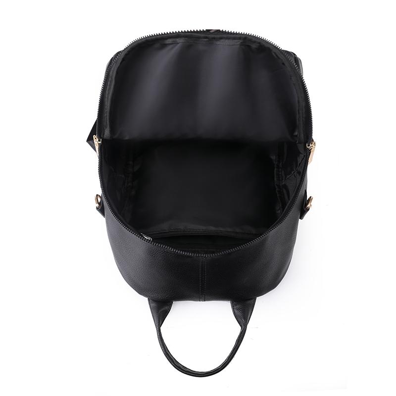 Kleiner Rucksack Damen Rucksack Große Kapazität Leder Schultasche - Main Image