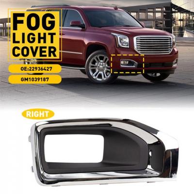 Front Fog Right Light Side Trim GM1039187 For 2015-20 GMC Yukon Fits Yukon XL