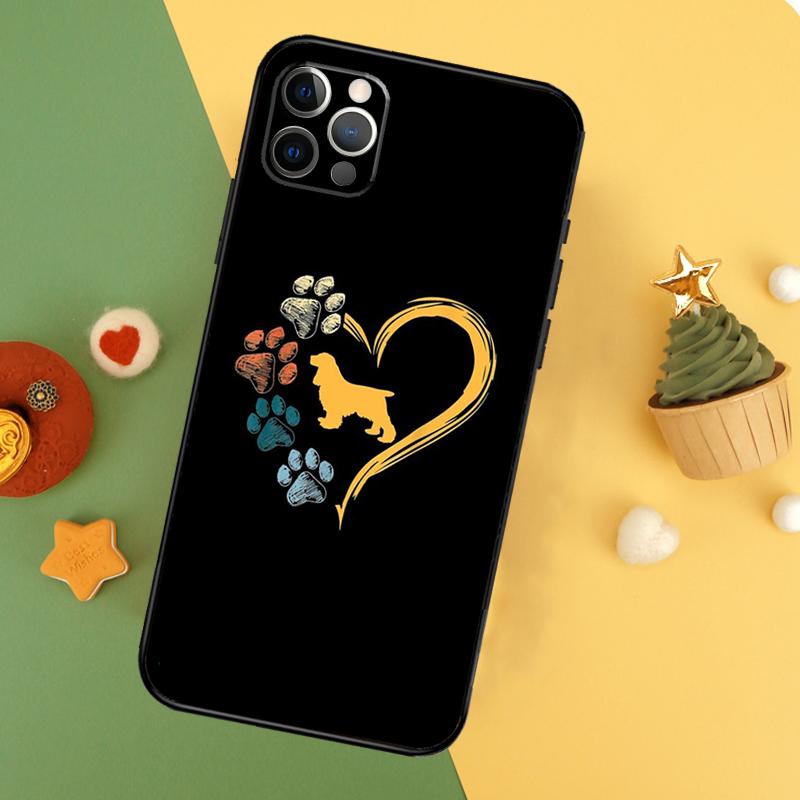 

Funny Cocker Spaniel Dog Phone Case For iPhone 14 16 15 12 11 13 Pro Max X XR XS Max 7 8 Plus 12 13 Mini Cover Coque iPhone X XS