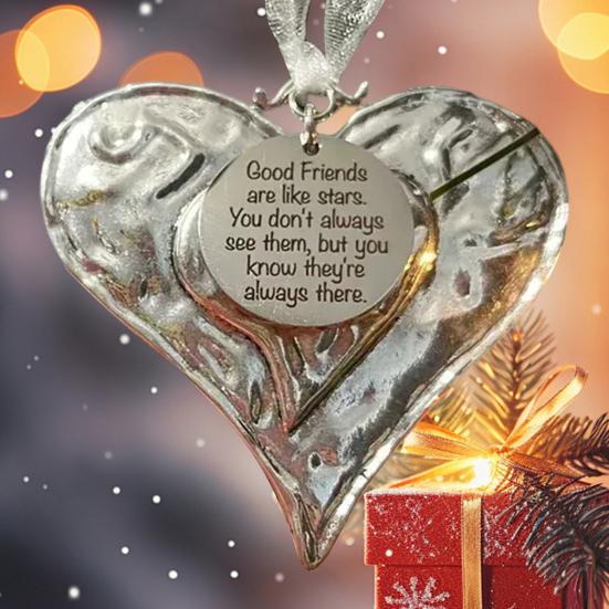 Christmas Decoration Star Fairy Heart Deer Snowman Deer Shape Hanging Pendant Window Front Wall Fireplace Home Party Ornament