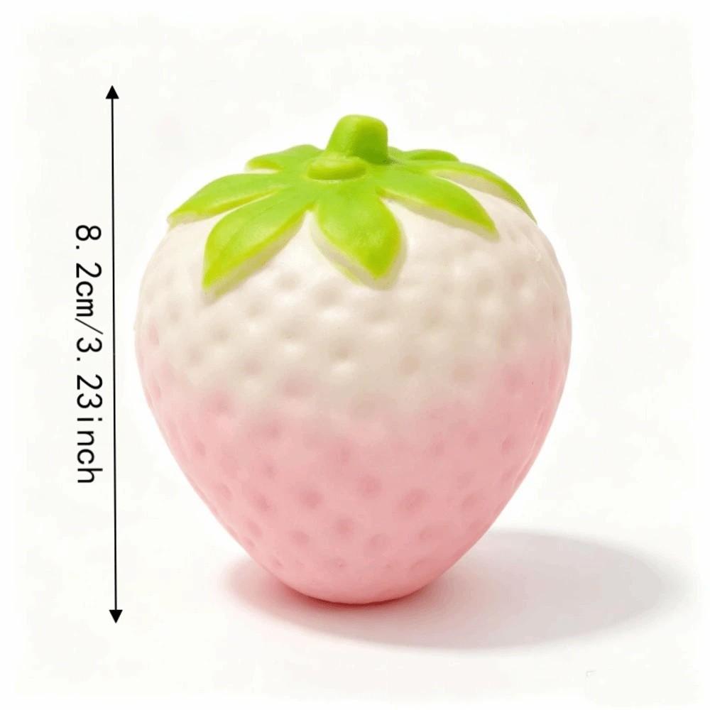 Slow Rising Strawberry Squeeze Toy Soft Stretchy Sensory Squeeze Toy For Kids