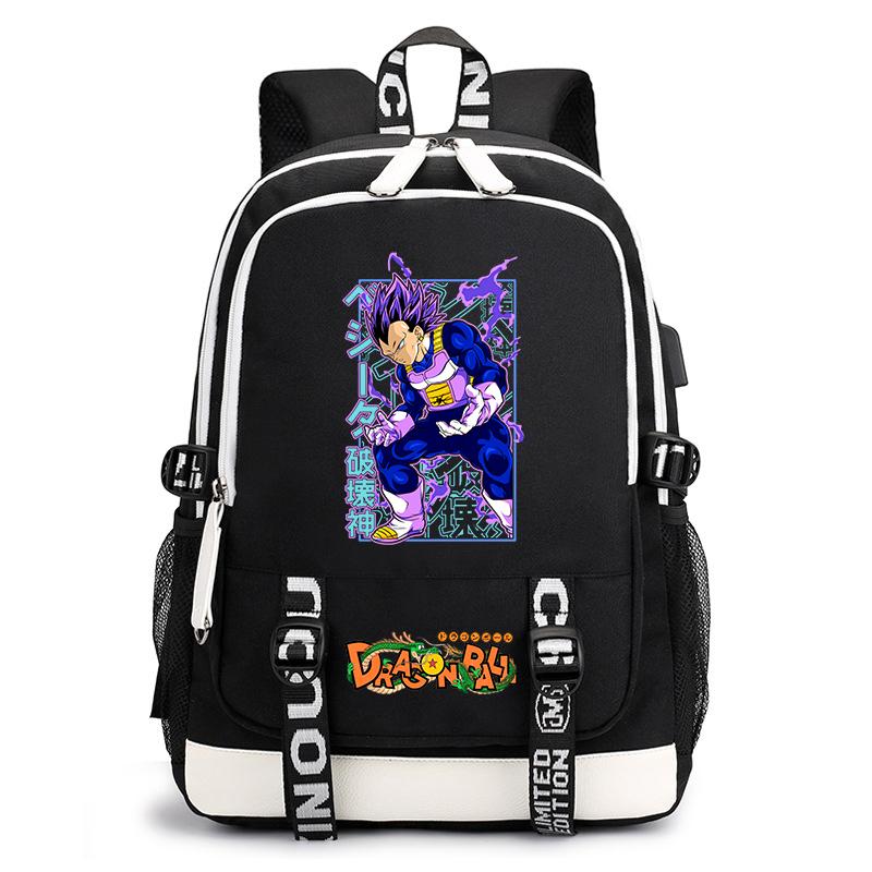 Anime Dragon Ball Backpack for School Casual Daypack for Kids Teenagers Students Boys Girls Everyday Use
