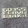 For Mercedes Benz Chrome Silver Car DIY Trunk Letters Number Badge Emblems for Mercedes Benz AMG A B C E G S CLS CLK GLE GLC ML GLK SL CL GLS SLK