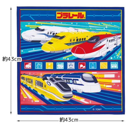 Skater Lunch Cross Plarail 24 43 x 43cm Made in Japan KB4-A