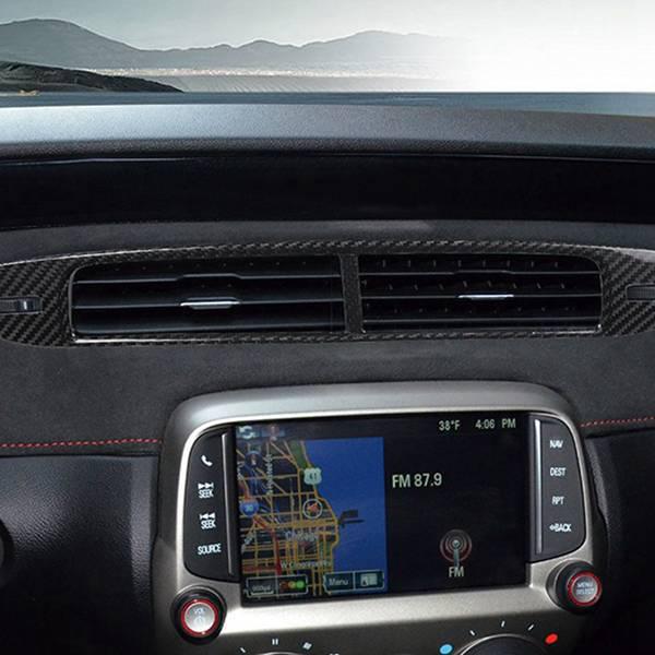 

Carbon Fiber Air Vent Decor Sticker for 2010 Chevrolet Camaro Console None