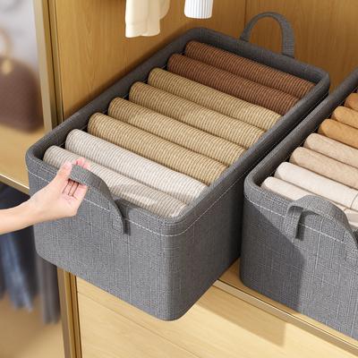 Thicken Clothes Organizer Byxor Tröja Förvaringsskåp Lådor Organizer Jeans Förvaringslåda Garderob Kläder Förvaringsorganisatorer