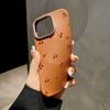 Little Cherry Print Slim for Magsafe Case For iPhone 16 Pro Max 15 14 Pro 13 12 11 TPU Matte Leather Texture Shockproof Soft Magnetic Phone Cover
