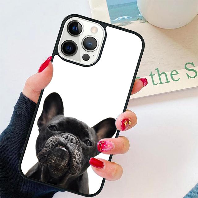 Whimsical French Bulldog Dogs Puppy Phone Case Cover For iPhone 17 Air 15 16 Pro Max 14 13 12 11 Pro Max Plus