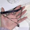 Two Tiers Gothic Crosses Pendant Necklace and Matching Leather Chokers for Unique Styles