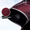 Electric Scooter Dashboard Rain Cover Transparent Window Zipper Waterproof Dustproof For E Bike Daily Commuting Riding