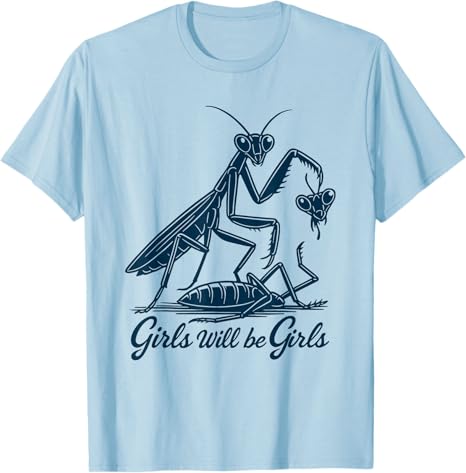 Funny Girls Praying Unisextis TShirt Girl Will Be Girls Praying Unisextis Saying Tee Novelty Gift Womens Fashion Feminism Y2k Tops