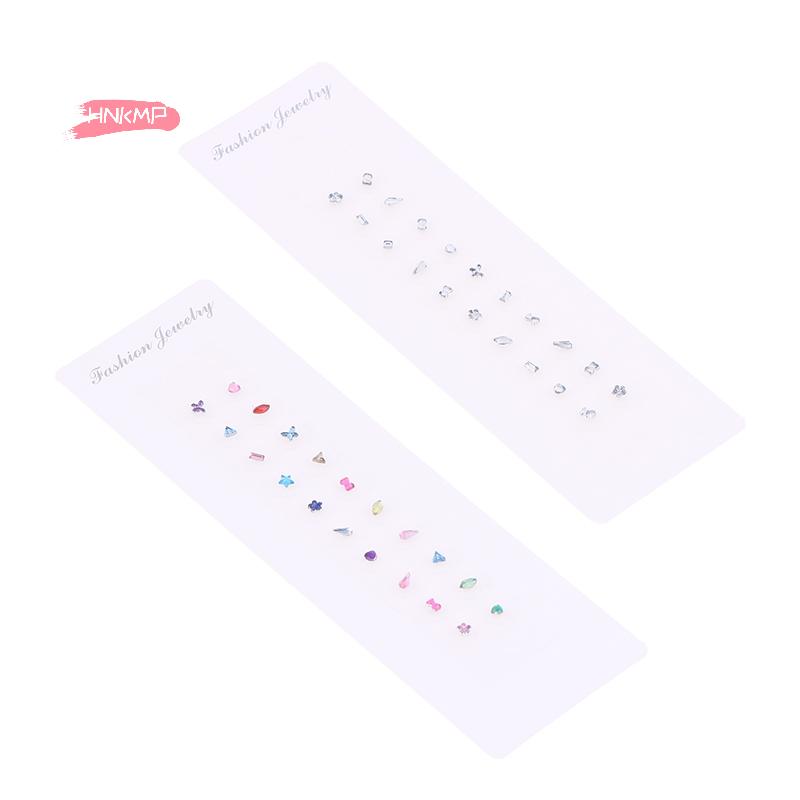 20 Pièces Graines d'Oreille Acupuncture Auriculaire Diamants Colorés Autocollants d'Oreille Jetables Patch d'Aiguille de Thérapie par Massage pour Massage d'Oreille