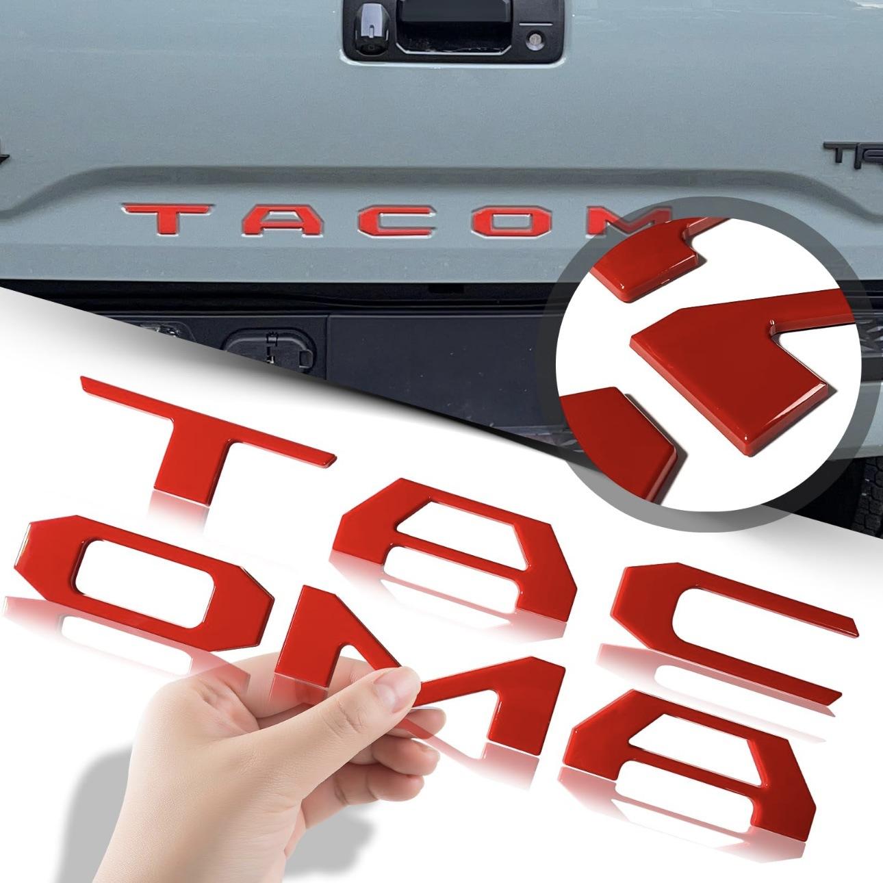 

3D ABS Наклейка-эмблема с буквами для автомобиля Toyota Tundra Tacoma Пикап Задняя крышка багажника Логотип Наклейка Декаль Внешние Модификационные Аксессуары
