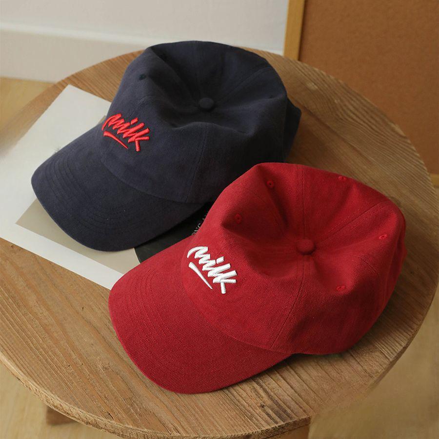 Autumn Three Dimensional Embroidered Baseball Cap Korean Style Student Couple Versatile Hat Wide Brim Soft Top Baseball Cap Men and Women