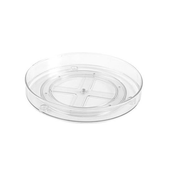 360 Degrees Rotating Storage Tray 1/2/3 Layers Lazy Susan Organizer Kitchen Pantry Cabinet Countertop Seasoning Spice Holder Cosmetic Turntable Rack