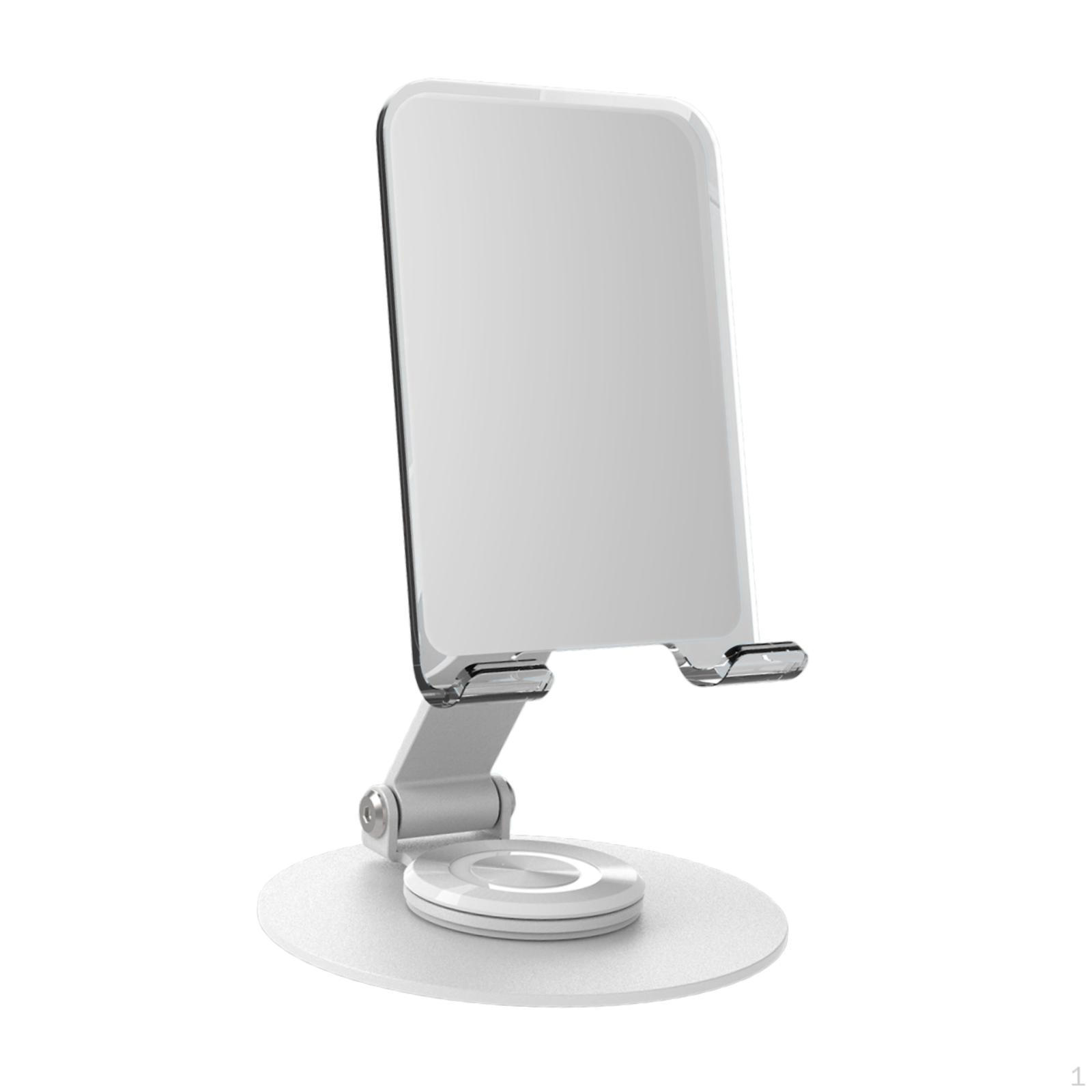 

Desktop Phone Stand Holder for Desk Multifunctional Portable Adjustable Angle Stable Support білий