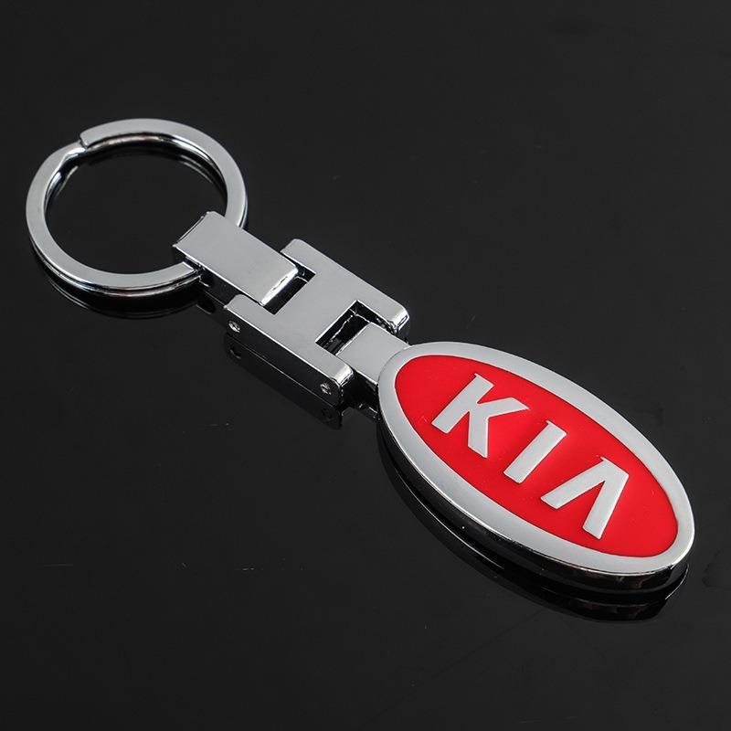 ZBEZ1 Metalowy Brelok do Kluczy 3D Brelok Breloczek Wisiorek Męski Prezent Akcesoria do Kia Sportage Ceed Picanto Rio ProCeed Niro 5 3 4 K7 K5 K