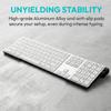Langlebiger Computer-Tastaturhalter Klarer Acryl-Neigungstastaturständer Schreibtisch-Tastaturablage Schule