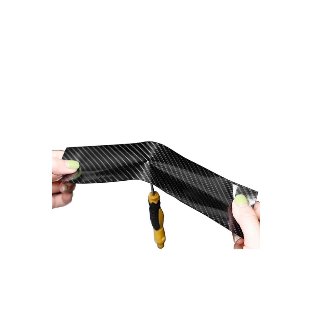 5cmx3 Meters 6d Black Carbon Strip Foil Vehicle Door Pillar Covering Foil - Ragle Gift