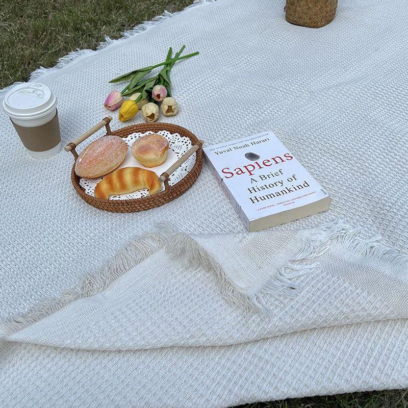 French Artistic Outdoor Double-Sided Picnic Mat - Thickened for Camping & Photography