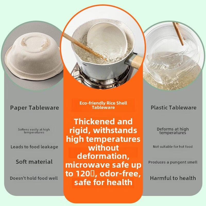 ZISIZ Outdoor Disposable Tableware 3-Piece Set