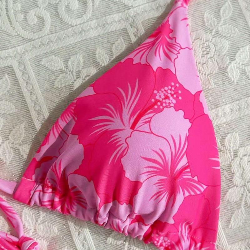Sexy Strap Beach Swimsuit Print Women Beach Swimsuit Bikini Slim Fit Fairy Swimwear Bathing Female Beach Party Summer Outfit