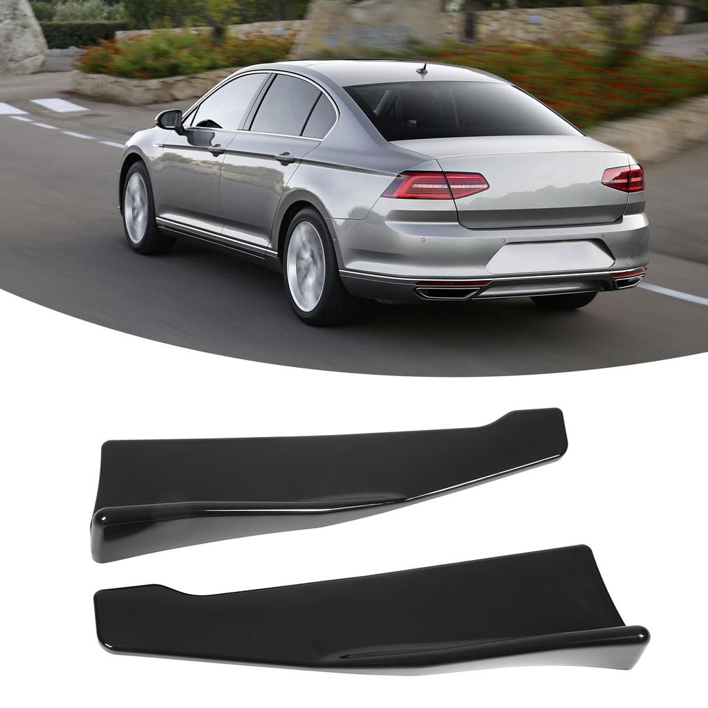 2 st 35 cm Bakre stötfångare Canard Läpp Splitter Vänster Höger Nedre Splitter Spoiler Karosskit Ersättning för Seat