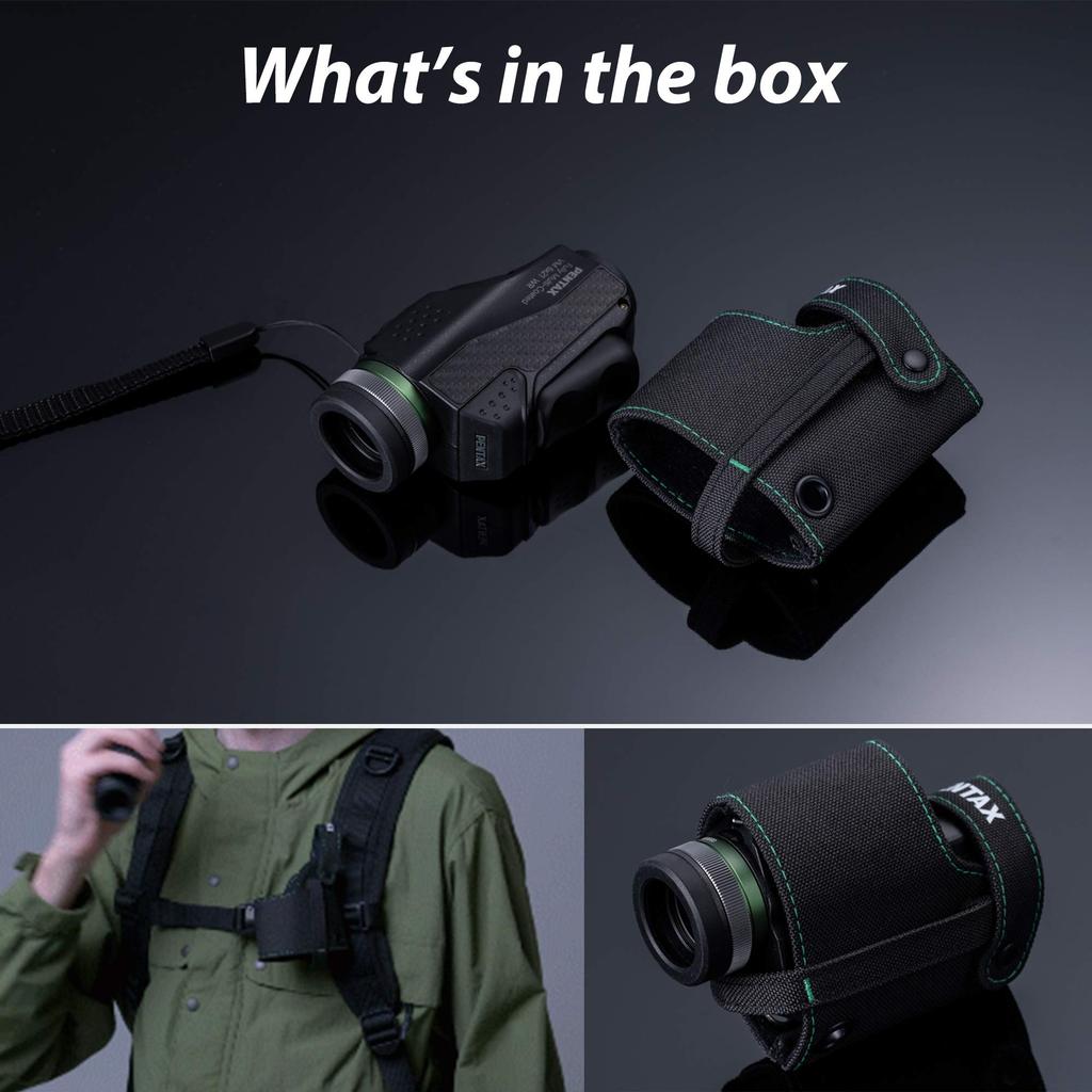 Pentax Monocular VM 6x21 WP Easy to Use One Hand Bright Clear High Contrast Optical Performance Waterpro