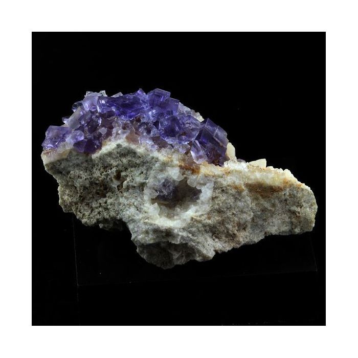 Pierres et Minéraux - ABIJOUX - Fluorite + Quartz - La Cabaña, Berbes, Asturias, Espagne