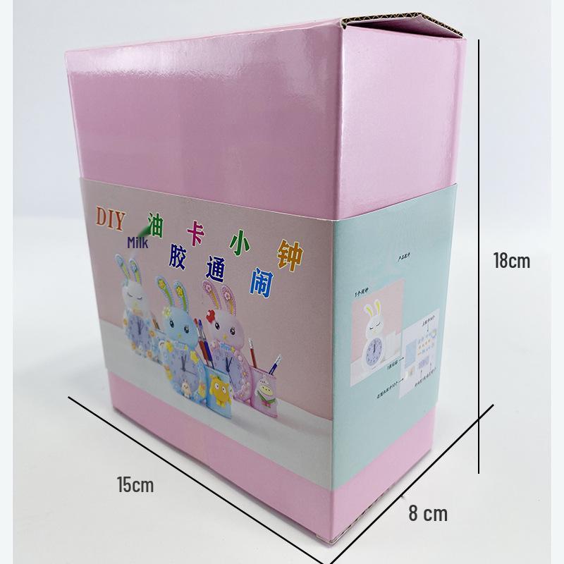 DIY Children's Alarm Clock Kit: Creative Handmade Desktop Ornament & Educational Toy