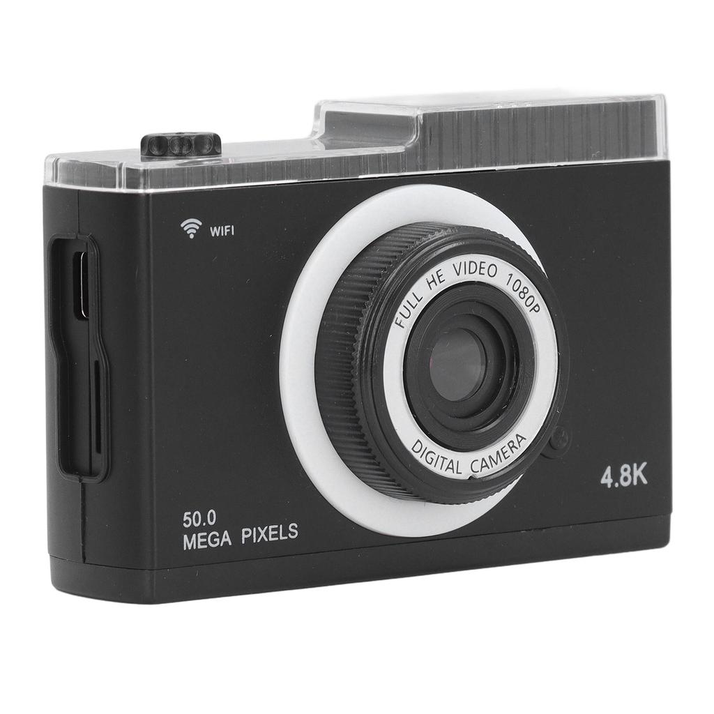 1080P 48MP Digitalkamera 2,4-Zoll-IPS-Bildschirm Kompakte kleine Kamera mit 8-fachem Digitalzoom MP3-Player V