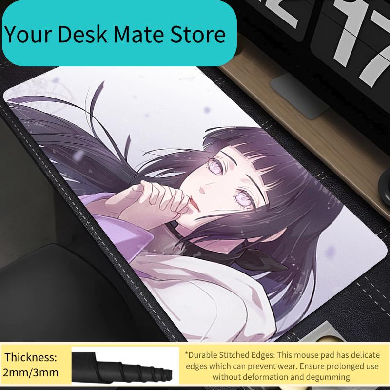 90x40cm Mouse Pad Naruto Hyuuga Hinata Gaming Accessories Notbook Computer Speed Mini Pc Gamer Keyboard Pad Desk Mat HD Mousepad