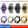 Мод-комплект для оновлення DW6900 Для Casio G-Shock 3230 DW-6900 З діамантовими акцентами Сріблястий /Золотий / Чорний / Райдужний Корпус та браслет з нержавіючої сталі