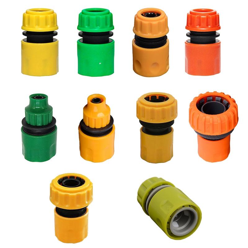 Garden Hose Quick Water Connector For Water Gun Tap 1/2"3/4"3/8" 1 Inch Adapter Irrigation Pipe Joint Fitting Accessories