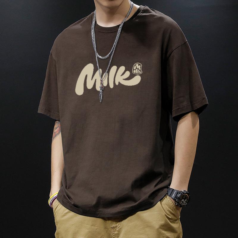 Summer Men T-shirts Cotton Short Sleeve T Shirt Comfortable Fabric Sportwear