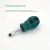 Magnetic Screwdriver Mini Portable Short Shank Screw Driver Rubber Handle Phillips Slotted Screwdriver Repair Hand Tools